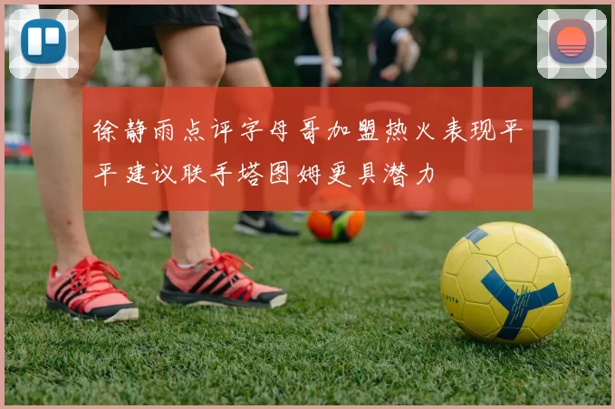 徐静雨点评字母哥加盟热火表现平平建议联手塔图姆更具潜力